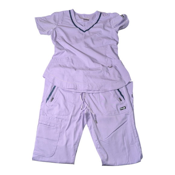 Greys Anatomy Other - Greys Anatomy Scrub Outfit - Lilac/Lavender Purple Color-Size Small -Womens EUC